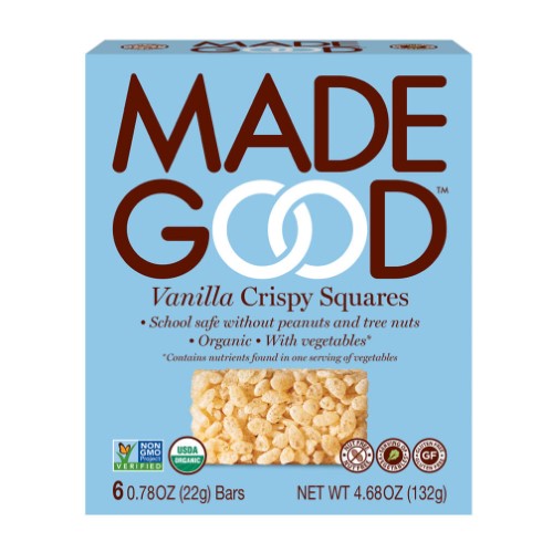 MADE GOOD - CRISPY SQUARES, VANILLA