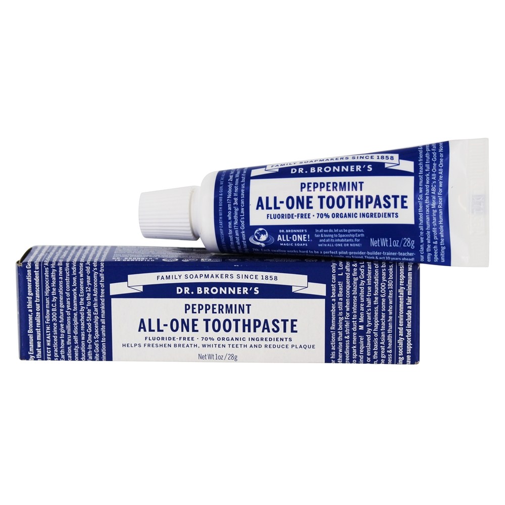 DR B'S - TOOTHPASTE, PEPPERMINT TRAVEL