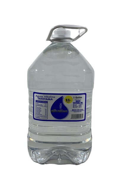 TATEYAMA AGUA ALKALINA 1 GALON