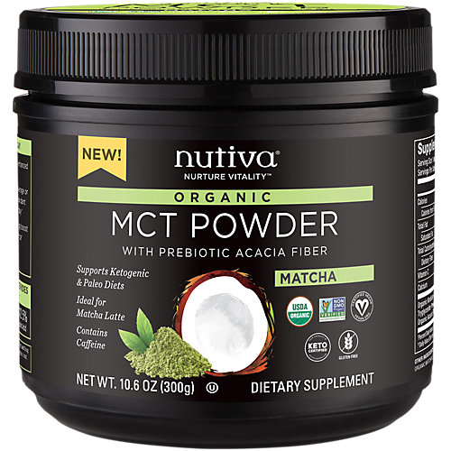 NUTIVA - POWDER, MCT, MATCHA