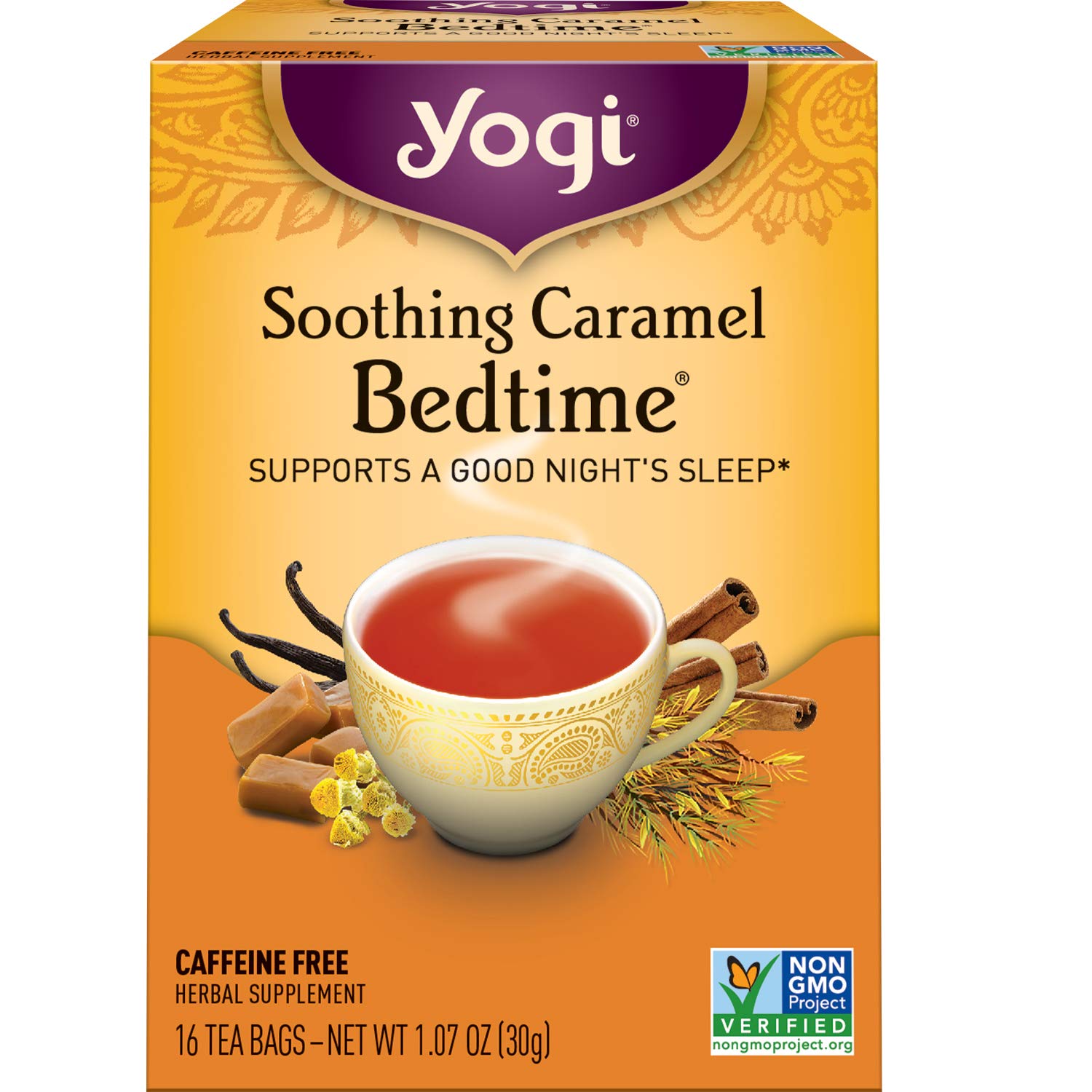 YOGI - TEA, BEDTIME, SOOTHING CARAMEL