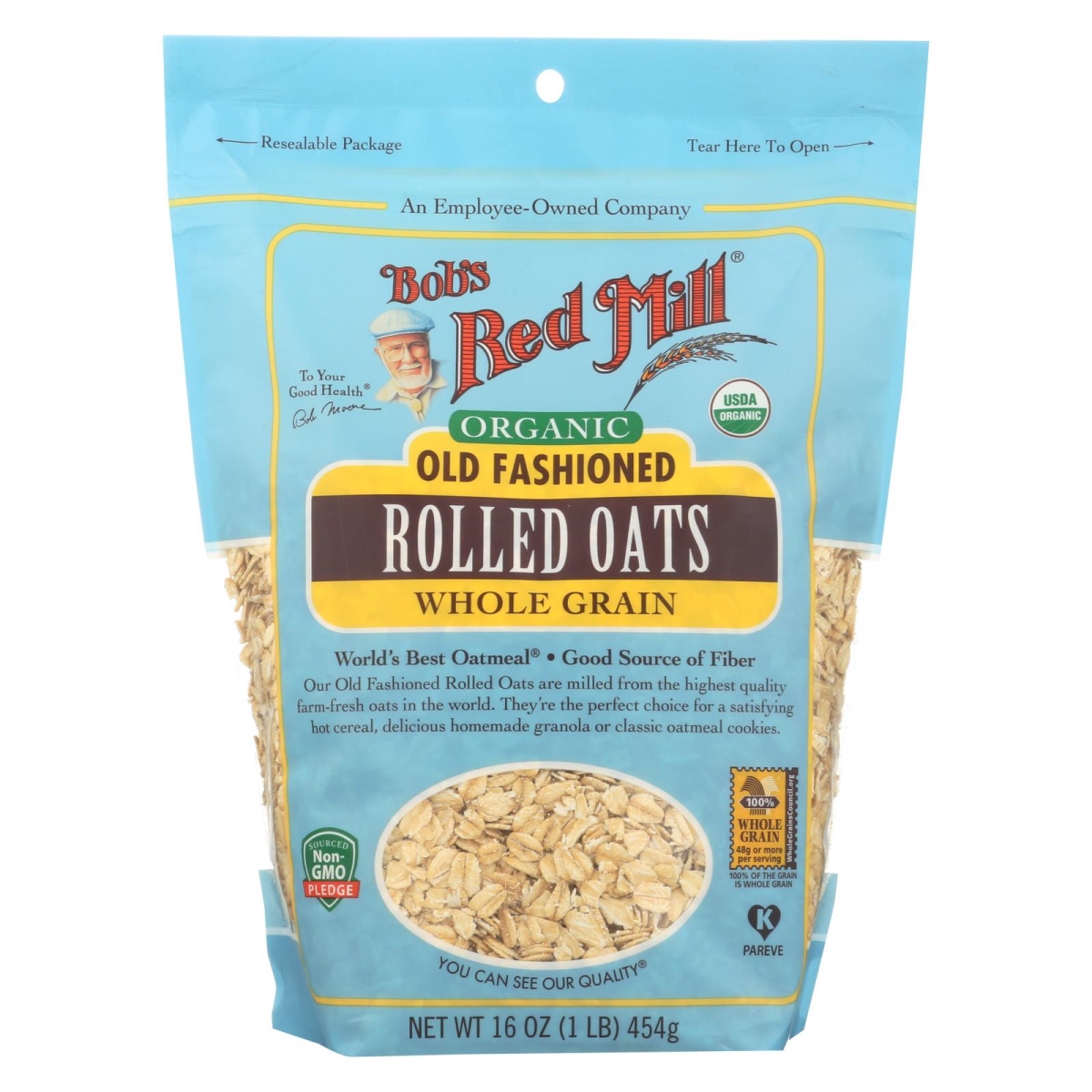BOB'S - OATS, OLD FASHIONED, ROLLED 16OZ