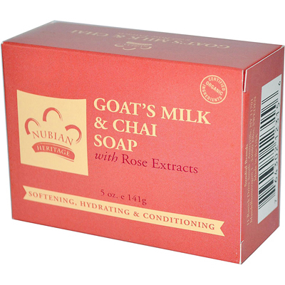 NUBIAN - BAR SOAP, GOATS MILK & CHAI