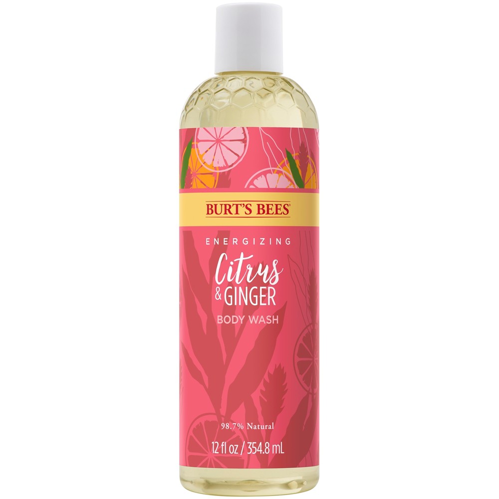BURT'S BEES - BODY WASH CITRUS GINGER 12 OZ