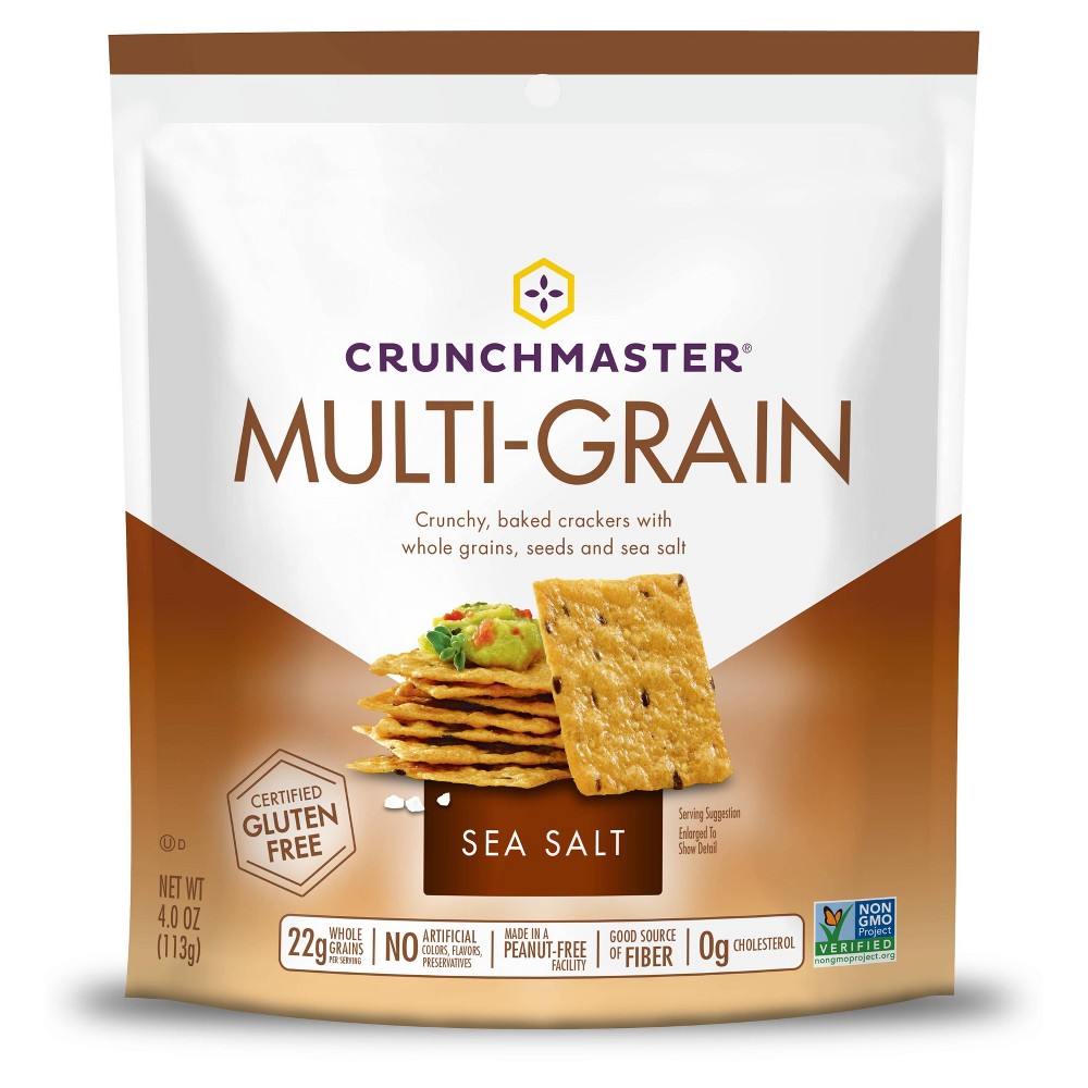 CRUNCHMASTER - MULTIGRN CRACKER, SEA SALT