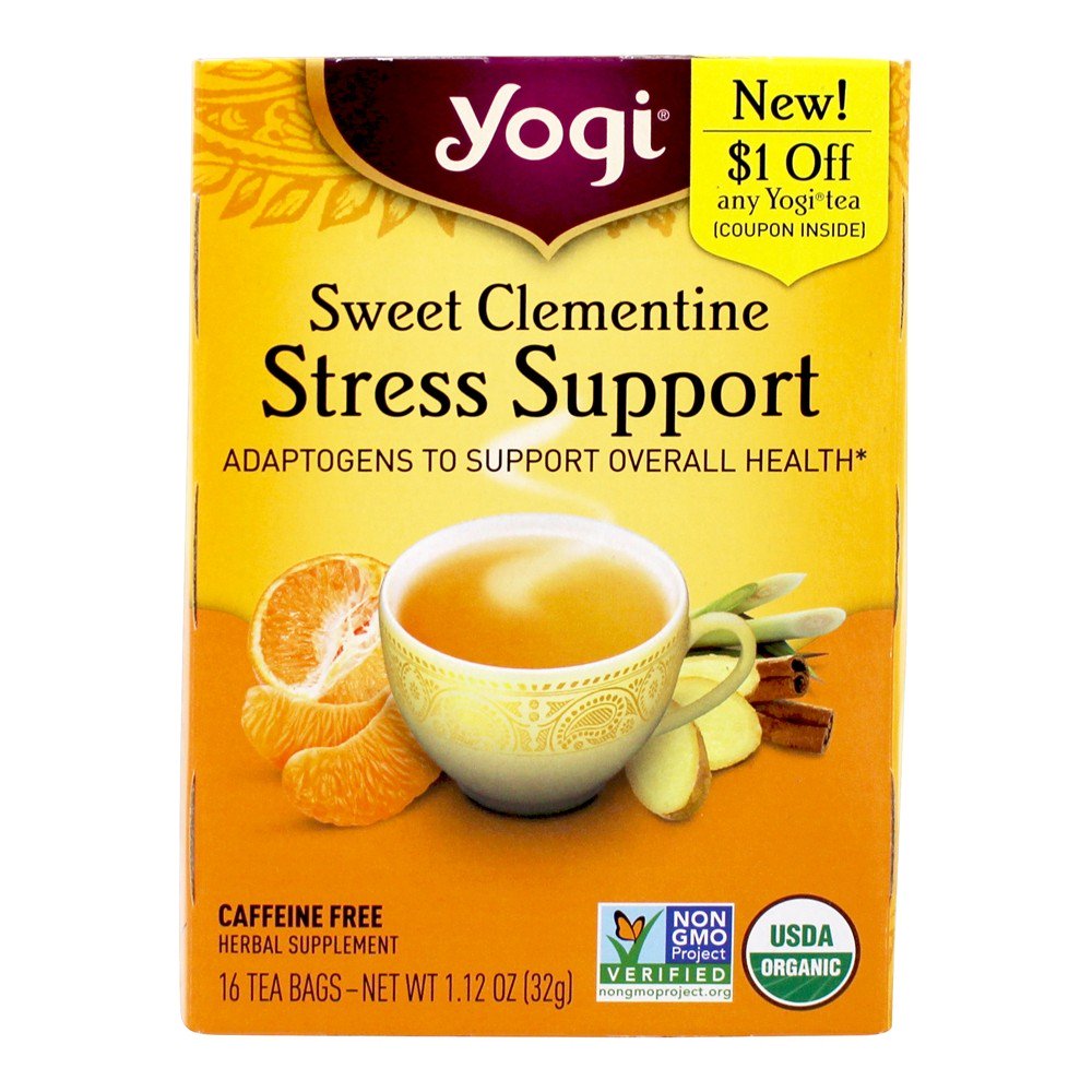 YOGI - TEA,CLEMENTINE, STRESS,  16 BAG