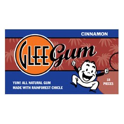 GLEE - CHEWING GUM, CINNAMON, BOX
