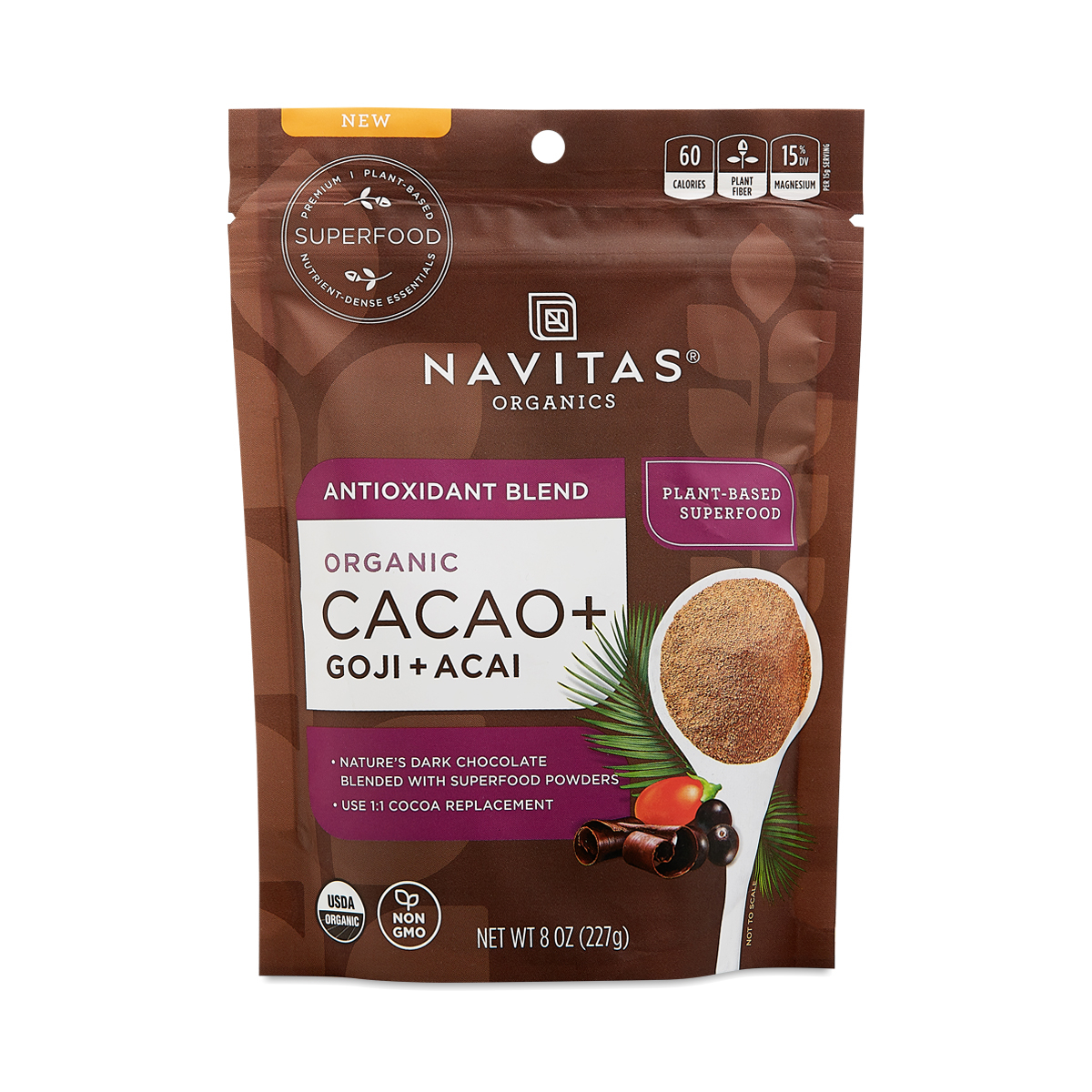 NAVITAS - ANTIOXIDANT BLEND, CACAO + GOJI + ACAI