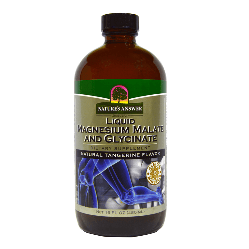 NATURE'S ANSWER - LIQUID MAGNESIUM MALATE & GLYCERINE