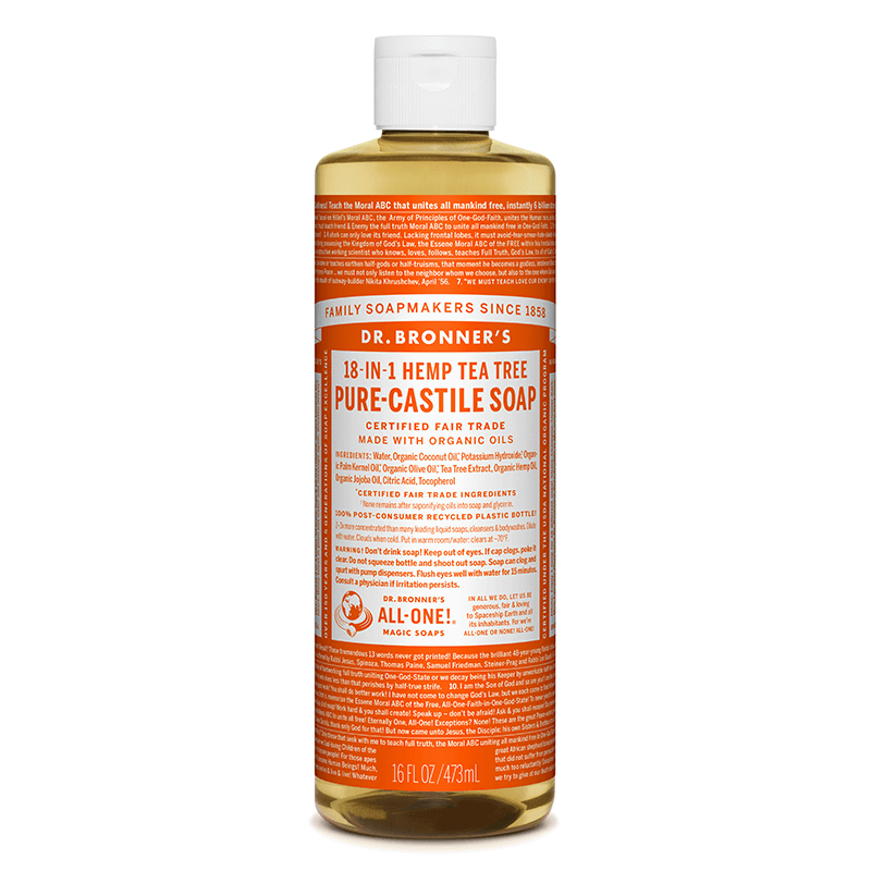 DR B'S - CASTILE LIQUID SOAP, TEA TREE