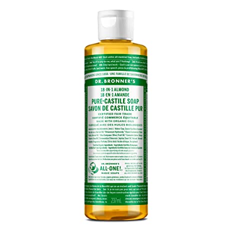 DR B'S - CASTILE LIQUID SOAP, ALMOND