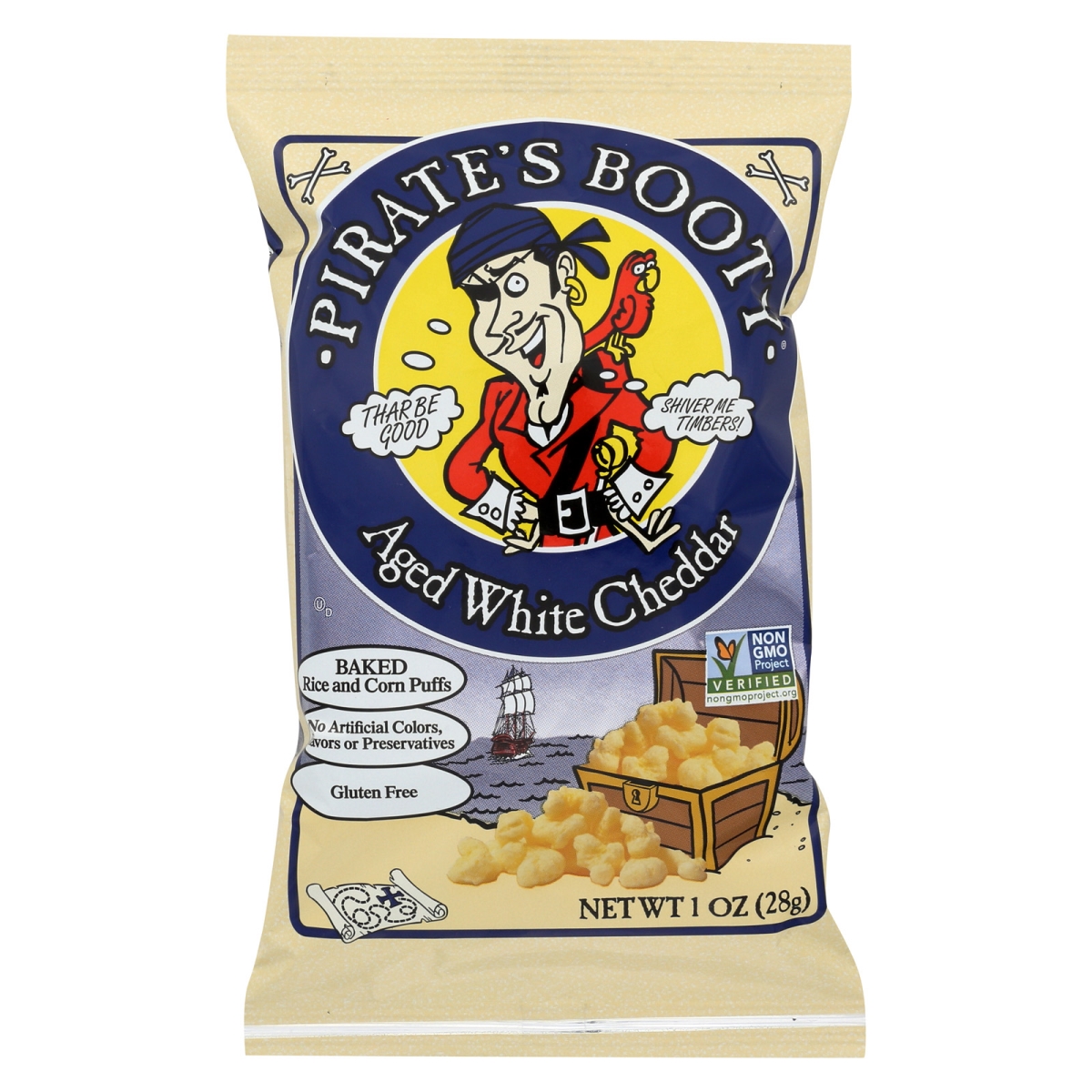 PIRATE - PIRTE BOOTY, WHITE CHEDDAR 1OZ