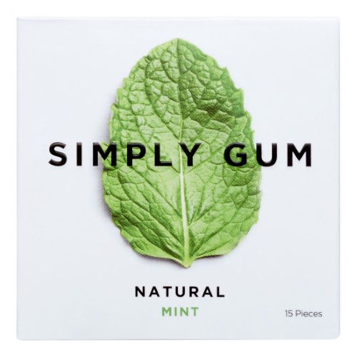 SIMPLY GUM - GUM, NATURAL MINT