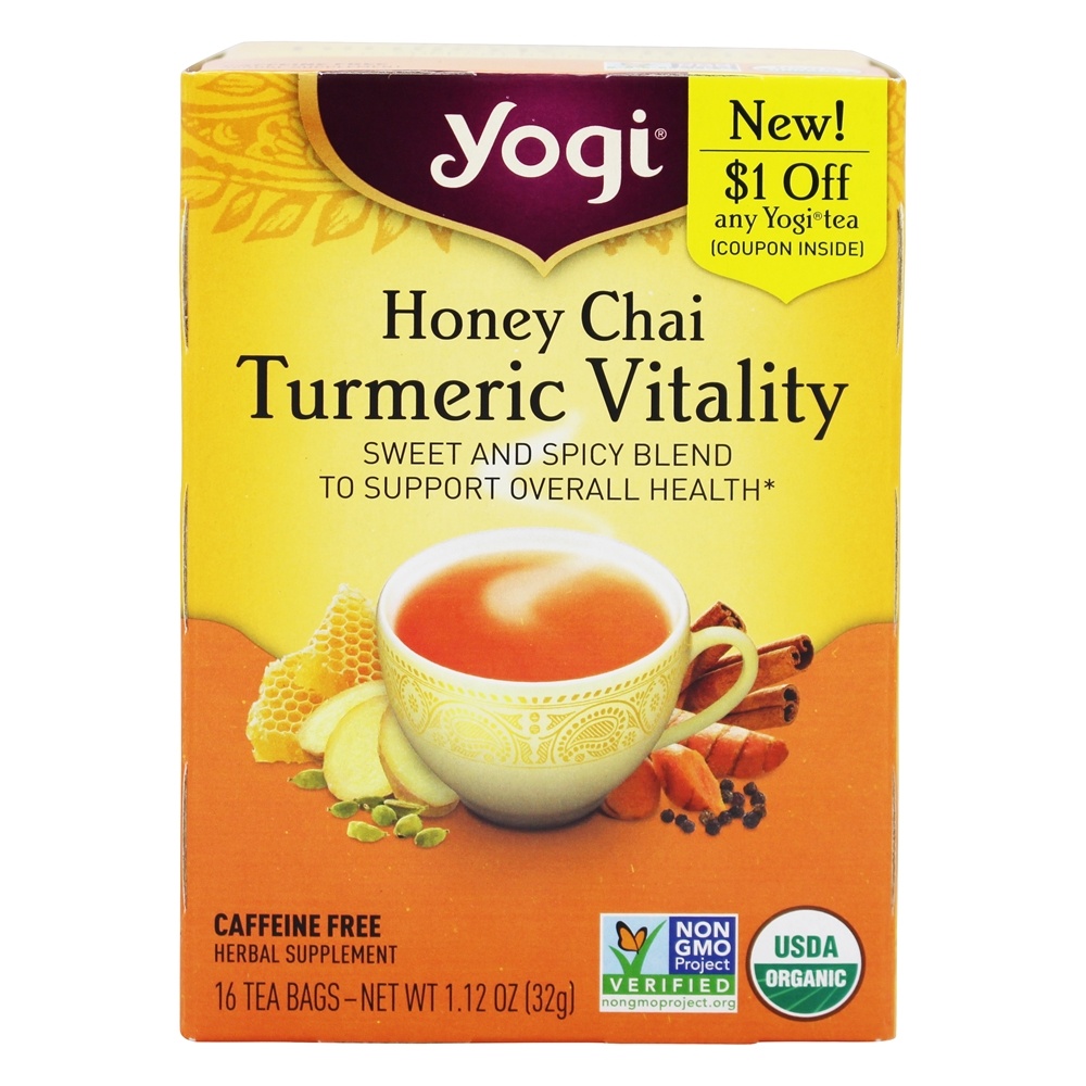 YOGI - TEA, HONEY CHAI TURMERIC