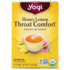 YOGI - TEA, HONEY THROAT COMFORT