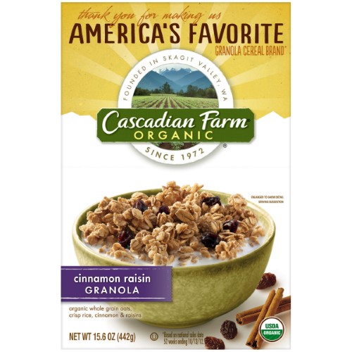 CSCADE - GRANOLA, CINNAMON RAISIN