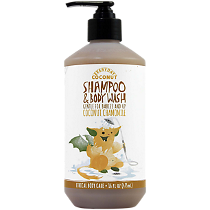 ALAFFIA- BABY SHAMPOO & BODY WASH , COCONUT 16OZ