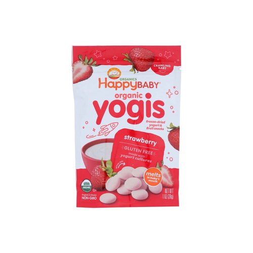 HAPPY - YOGURT MELTS, STRAWBERRY