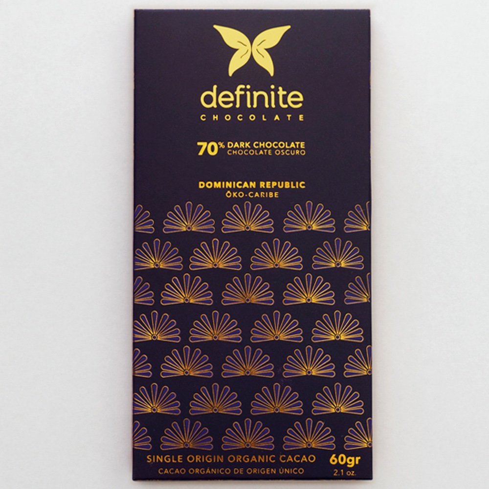 BARRA DE CHOCOLATE OSCURO +KO-CARIBE 70% 60G