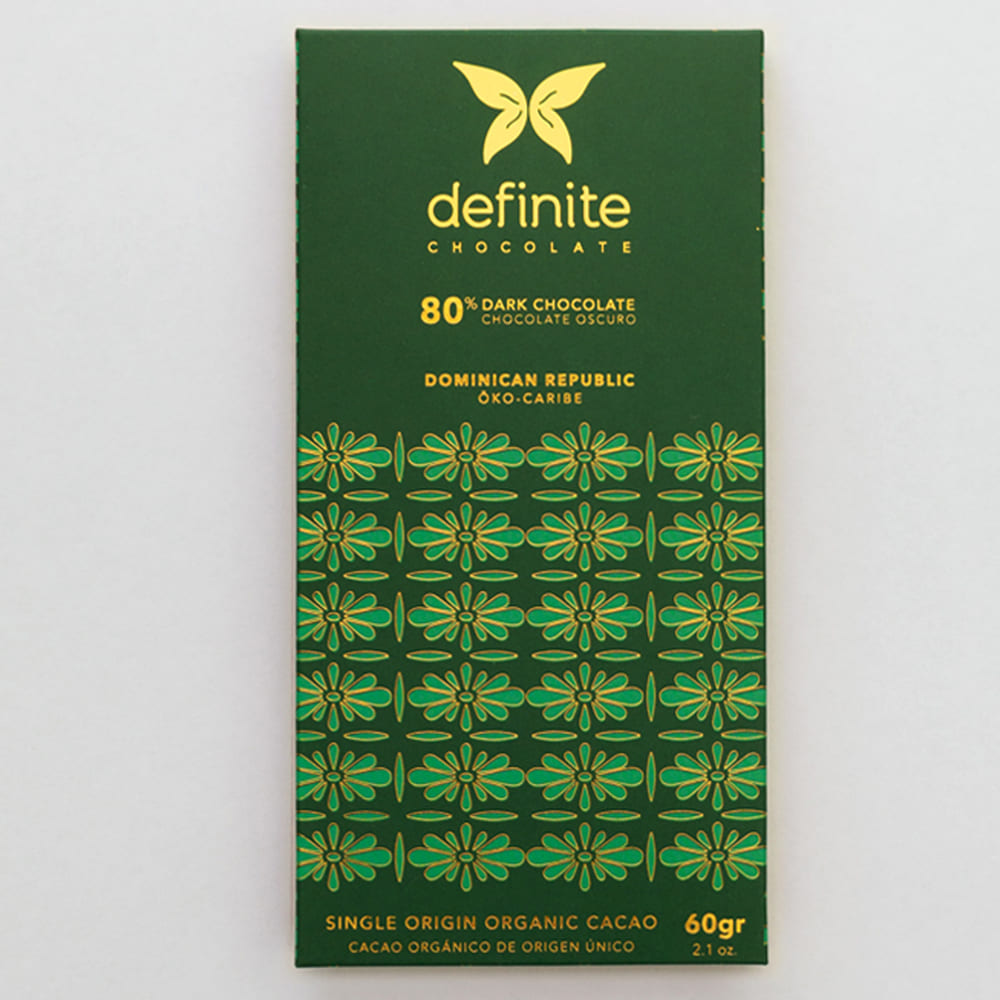 BARRA DE CHOCOLATE OSCURO, +KO-CARIBE 80% 60G