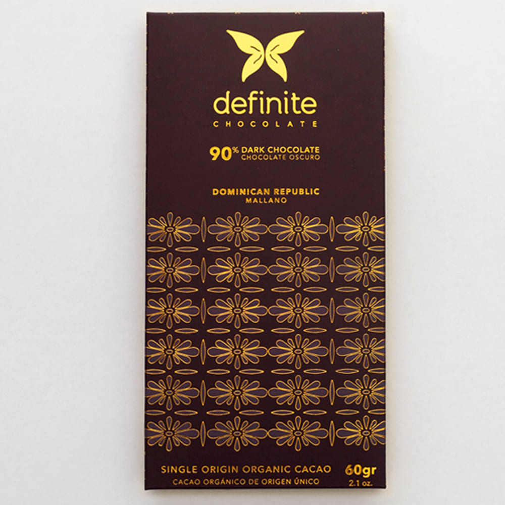 BARRA DE CHOCOLATE OSCURO, MALLANO 90% 60G