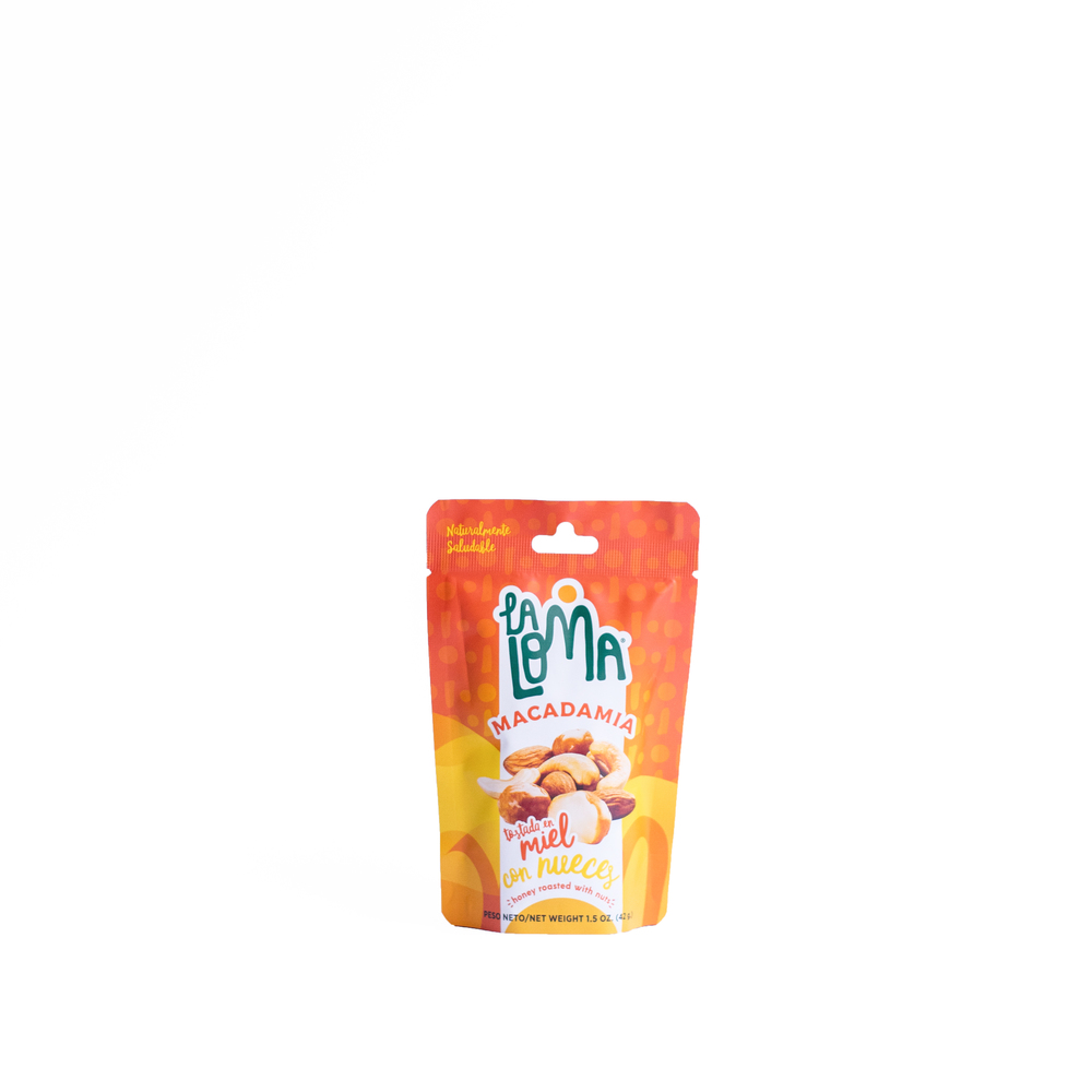 MIX MACADAMIA ALMENDRA CAJUIL CON MIEL 142G