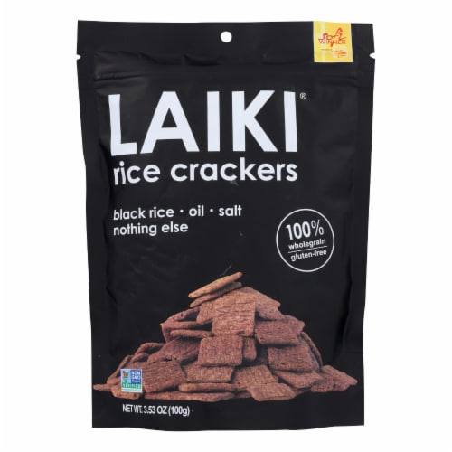 LAIKI - RICE CRACKERS, BLACK