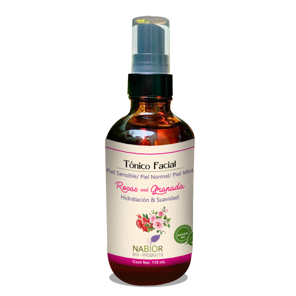 TONICO FACIAL ROSAS Y GRANADA