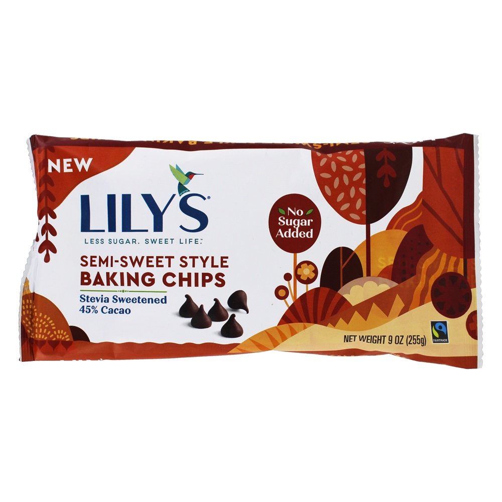 LILYS - BAKING CHIPS, SEMI SWEET STYLE