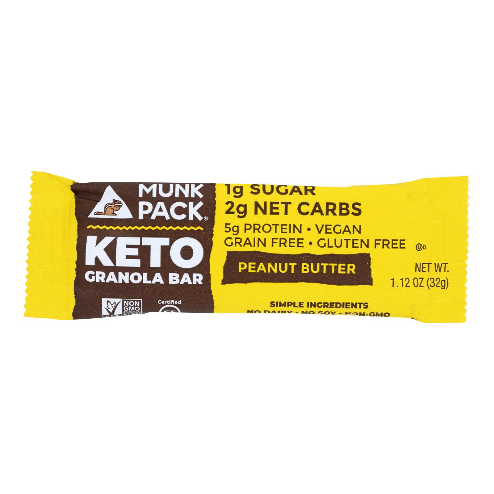 MUNK - KETO GRANOLA BAR PEANUT BUTTER