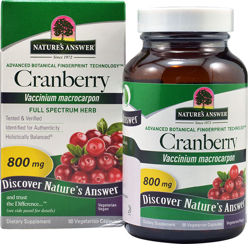 NATURE'S ANSWER - CRANBERRY FRUIT 800MG