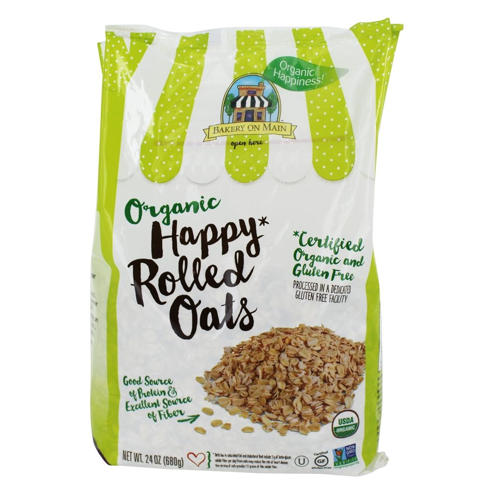BAKERY - HAPPY ROLLED OATS ORGANIC GLUTEN FREE HAPPY ROLLED 24 OZ