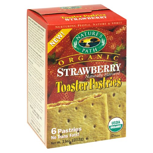 NATURE'S PATH - ORGANIC TOASTER PASTRIES STRAWBERRY 6 BARS