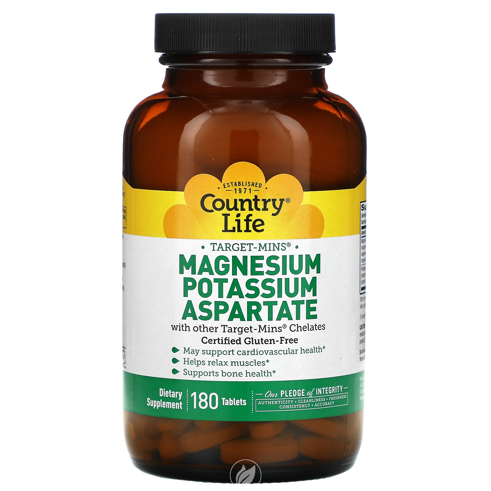 COUNTRY LIFE -  MAGNESIUM, POTASSIUM, ASPARTATE