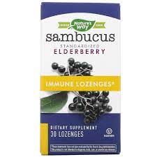 NATURE'S WAY - SAMBUCUS IMMUNE LOZENGES