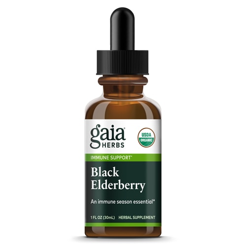 GAIA - BLACK ELDERBERRY CERTIFIED ORGANIC - 1 FL. OZ.