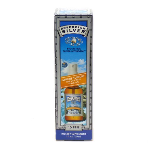SOVEREIGN SILVER BIO-ACTIVE SILVER FINE MIST SPRAY TRAVEL SIZE 1 OZ