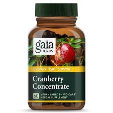 GAIA - CRANBERRY CONCENTRATE VEGETARIAN LIQUID PHYTO-CAPSULES, 60 CT