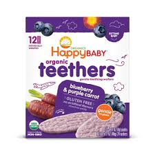 HAPPY - TEETHERS, BLUEBERRY & PURPLE CARROT