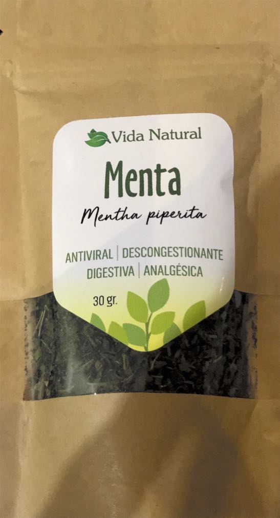 HOJAS DE MENTA 30 GRAMOS