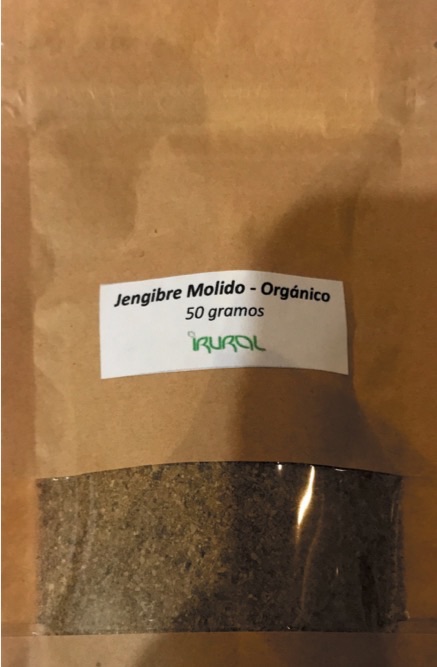 JENGIBRE MOLIDO - ORGANICO 50 GRAMOS