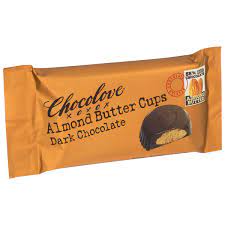 CHOCOLOVE - ALMOND BUTTER CUPS, DARK CHOCOLATE