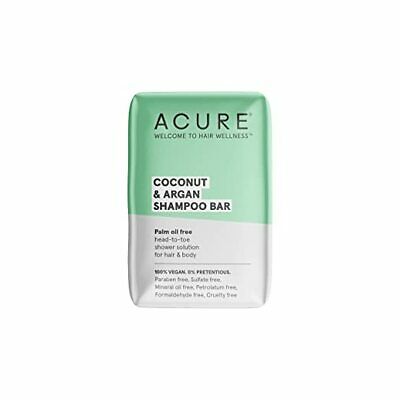 ACURE - COCONUT & ARGAN SHAMPOO BAR, 5 OZ