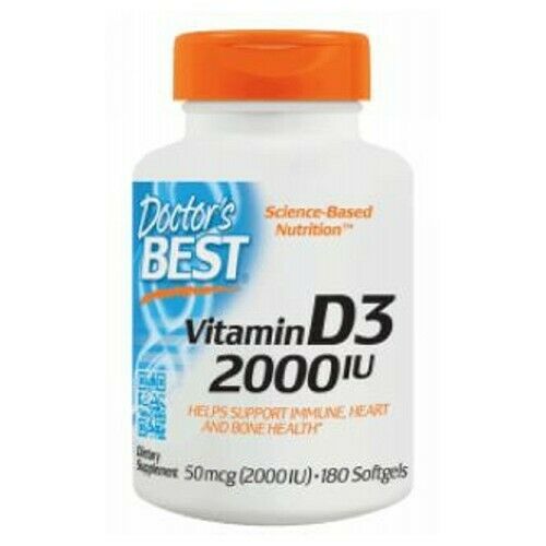 DOCTOR'S BEST - VIT D3, 2000 IU