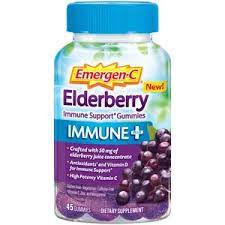 EMERGEN-C, IMMUNE + GUMMIES, ELDERBERRY