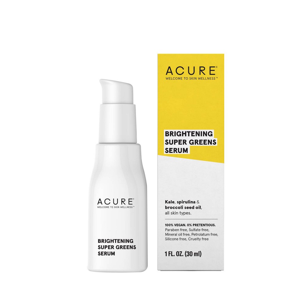 ACURE - BRIGHTENING SUPER GREENS SERUM - 1 FL OZ