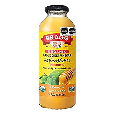 BRAGG - PREBIOTIC APPLE CIDER VINEGAR, REFRESHERS, HONEY & GREEN TEA