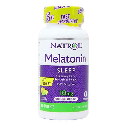 NATROL - MELATONIN 10 MG FAST DISSOLVE, CITRUS FLAVOR