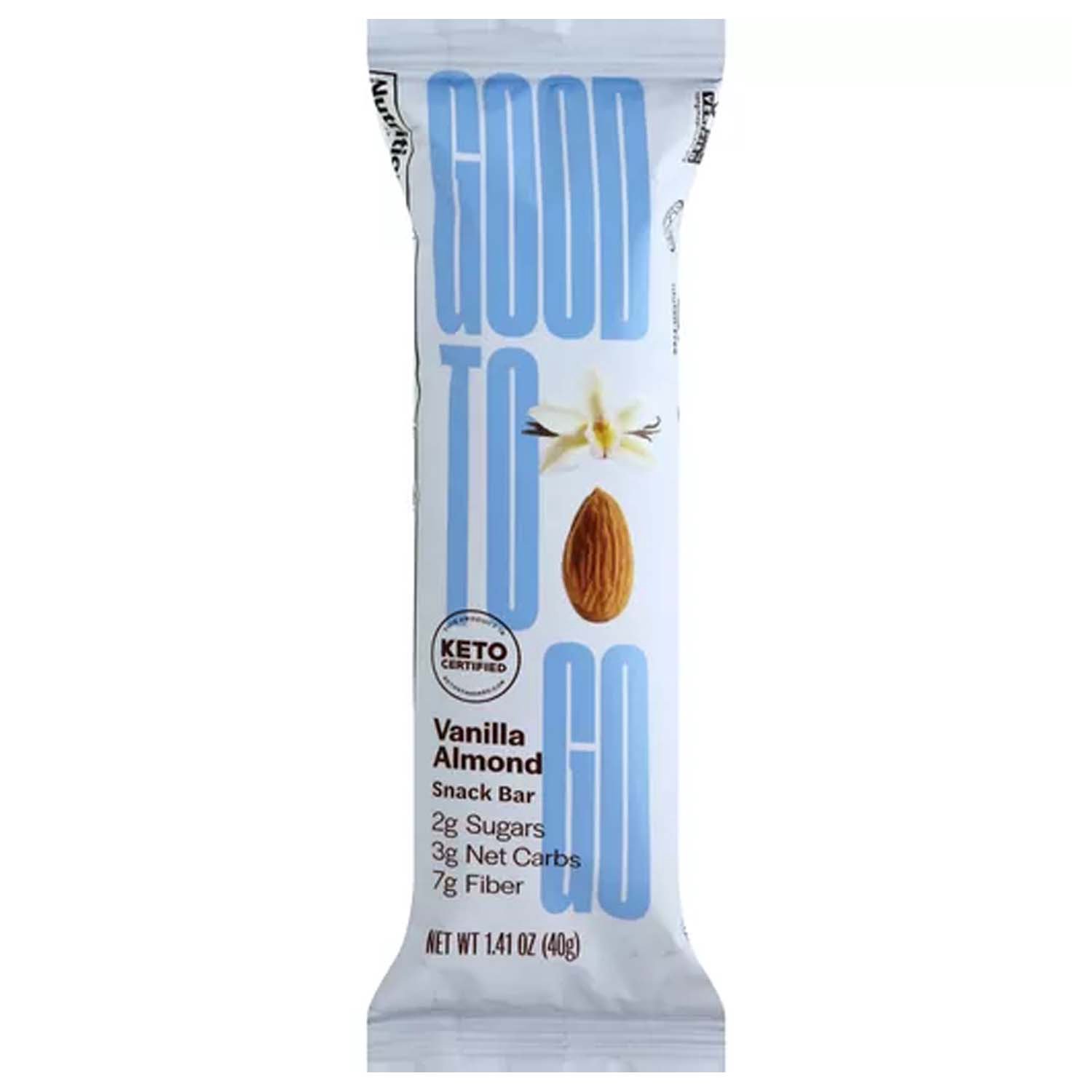 GOOD TO GO -  KETO SNACK BAR, VANILLA ALMOND