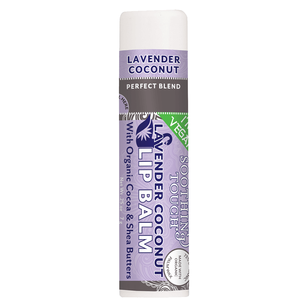 SOOTHING TOUCH - LAVENDER COCONUT LIP BALM .25OZ